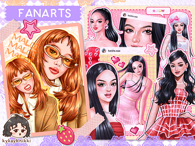 Fanart Collection art artwork design digital art digital illustration drawing fanart illustration not ai scrapbook