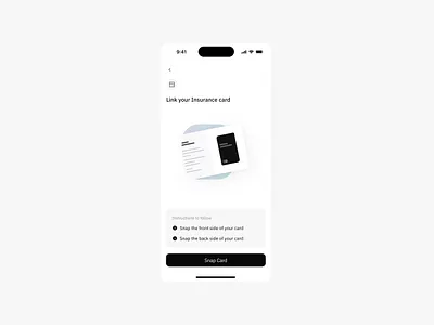 Link Insurance Card design fintech ui ui design ux ux design