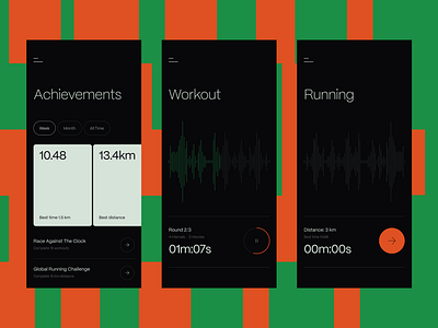 10 20 30 Fitness fitness health ios minimal minimalistic sport workout