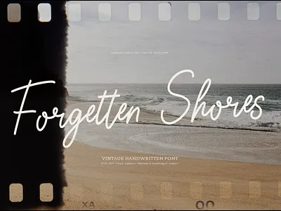 Forgotten Shores | Vintage Handwritten branding