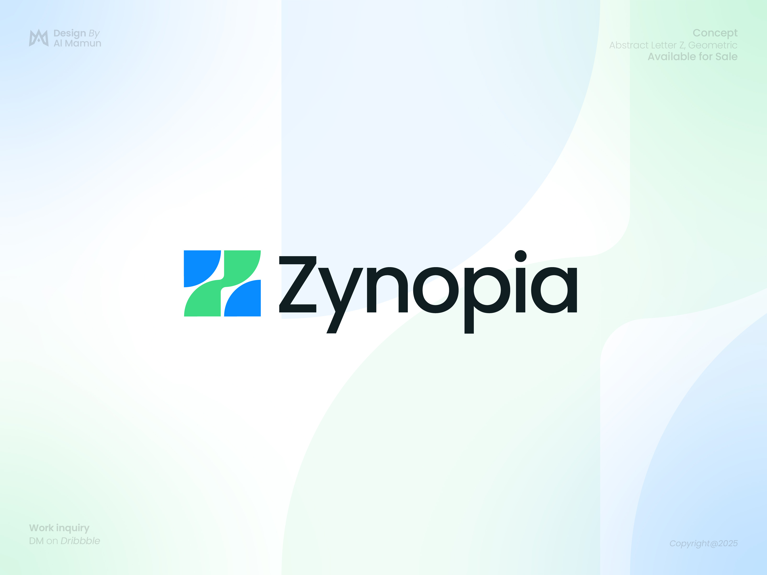 Abstract Letter Z, Geometric Logo abstract logo branding colorful consultant geometric logo identity letter mark letter z logo logo logo design logo designer logo icon logo mark marca modern logo solution timeless z logo