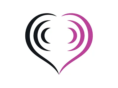 Special Heart Sound Wave Logo for sale app buy cardiovascular devices dubbing production entertainment for sale graphic design heart hospital logo medical premade purchase ready made scanning software sound special wave