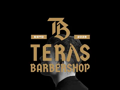 TERAS BARBERSHOP barber barbershop branding logocombination logodesign logogram logotype