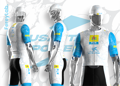 Tech Cut Cycling Jersey // PLN Nusatara Power 2025 Collab cycling cycling jersey design fashion graphic design illustration jersey running sportswear ui