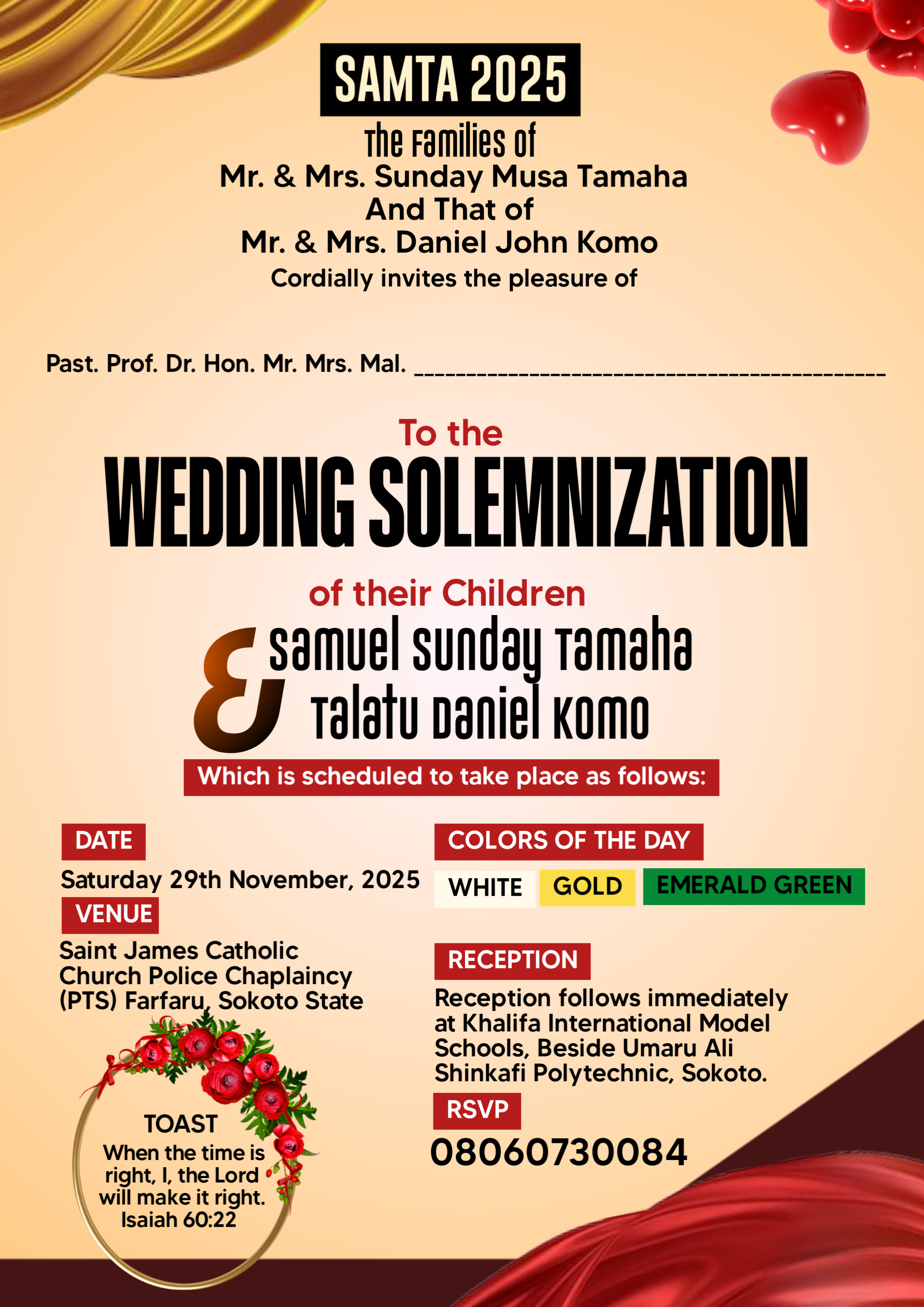 Wedding Invitation