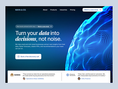Data Analysis Firm Website branding ui ui design ui ux ux web design web ui website
