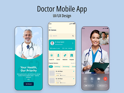 Doctor Appointment & Modern Doctor Consultation UI Design a design website app design app design ui app mobile design apps design design app design of app design ui app doctor figma figma app figma design pinterest templates app ui ui app design ui design app ux web design
