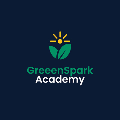 Greanspark Academy logo design I did recently branding design design logos graphic design logo monogram vector