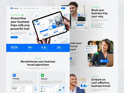 Travelease- Saas UI/UX agency ai b2b booking business corporate crm dashboard homepage hotel booking landing page minimal ui saas saas website travel agency travel app ui web application web design website