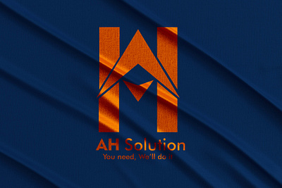 AH Solution Branding branding creative logo design graphic design illustration logo
