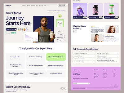 Weight Loss Website body transformation website clinic fitness health landing page fitness coaching platform healthandfitnessui healthcare website healthy lifestyle website landingpage medical website medicine design modern wellness website online weight loss program personalized weight loss plan pharmacy website uiux weight loss website weight loss website design weight management ui design wellnessdesign