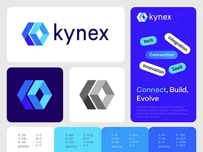 Hexagon, Geometric, Modern Tech K letter logo branding Identity branding business logo corporate branding creative logo freelance logo design geometric k logo hexagon k logo identity design k logo concept lettering logo logo mark logo symbol logos modern branding modern logo monogram print tech visual identity design