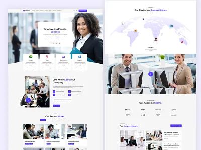 Business Consulting Template - Corpox agency website banner besi ui template business business coach business consultant company website corporate business digital agency hero htm it solution landing page marketing moderm design professional template service agency startup business website banner