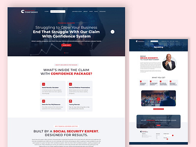 Financial Advisor Coaching Website | Claim With Confidence animation b2bwebsite branding conversionfocuseddesign corporatewebsite design financialadvisor landingpage leadgeneration oderitsolution professionalwebsite ui uiuxdesign webdesign webdevelopment website websitedesign websiteshowcase wordpress