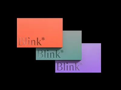 Blink - Branding 3d animation branding graphic design logo motion graphics ui