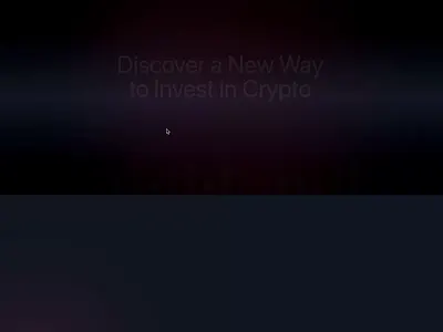 Crypto project - Discover a new way to invest crypto crypto dark dark red ui invest investment red