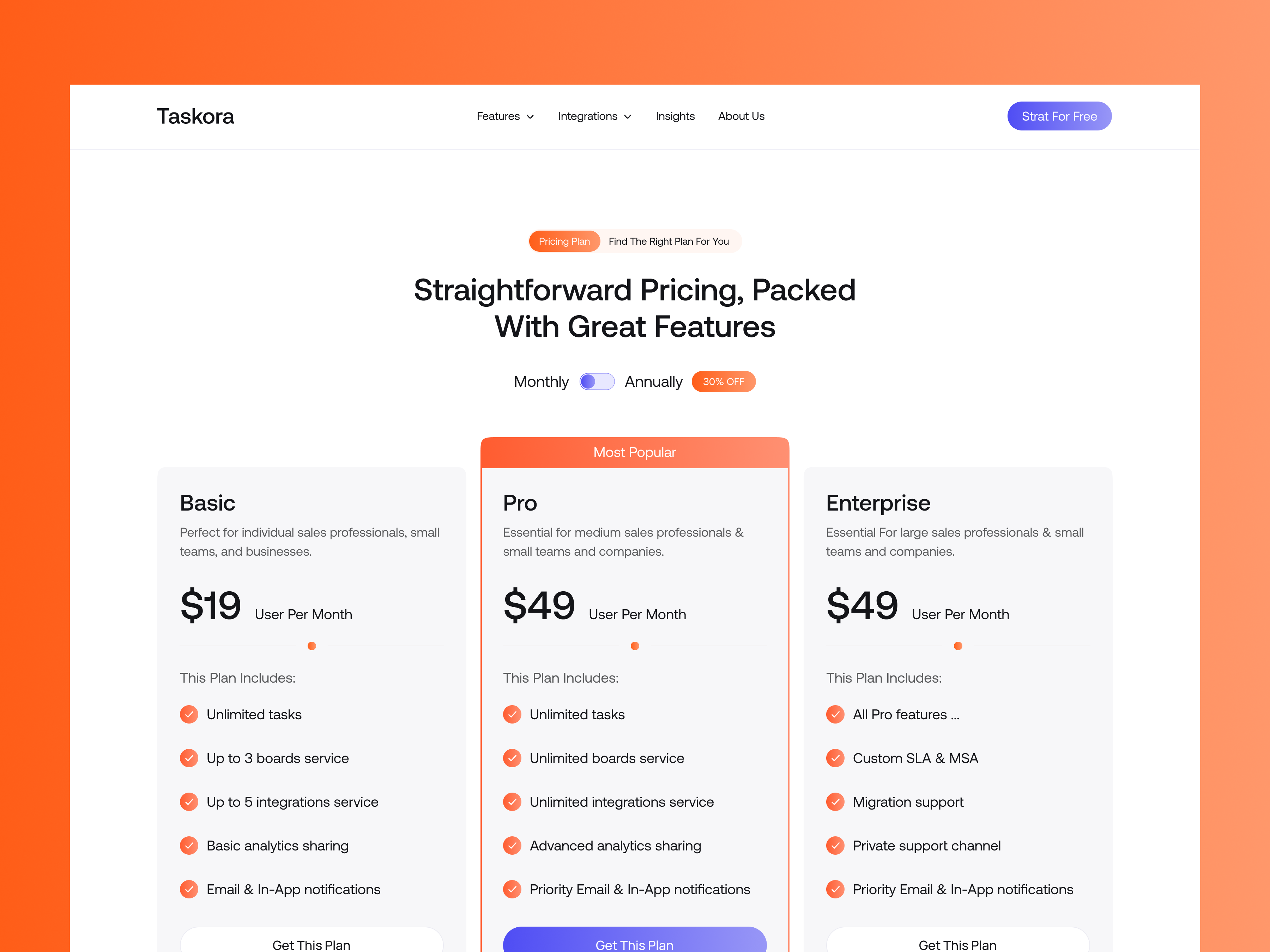 SaaS - Pricing Page framer design framer development framer template interface minimalist modern pricing pricing page pricing table saas pricing saas pricing page subscription plans web design web pricing