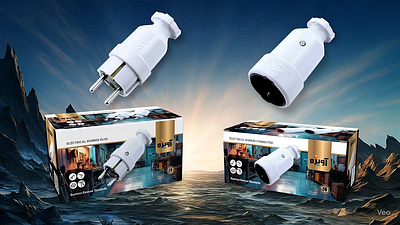Electrical Plug & Connector Packaging Design 3d animation branding design graphic design graphic designer illustration label design logo mockup motion graphics packaging design packaging designer structural design technical packaging design ui