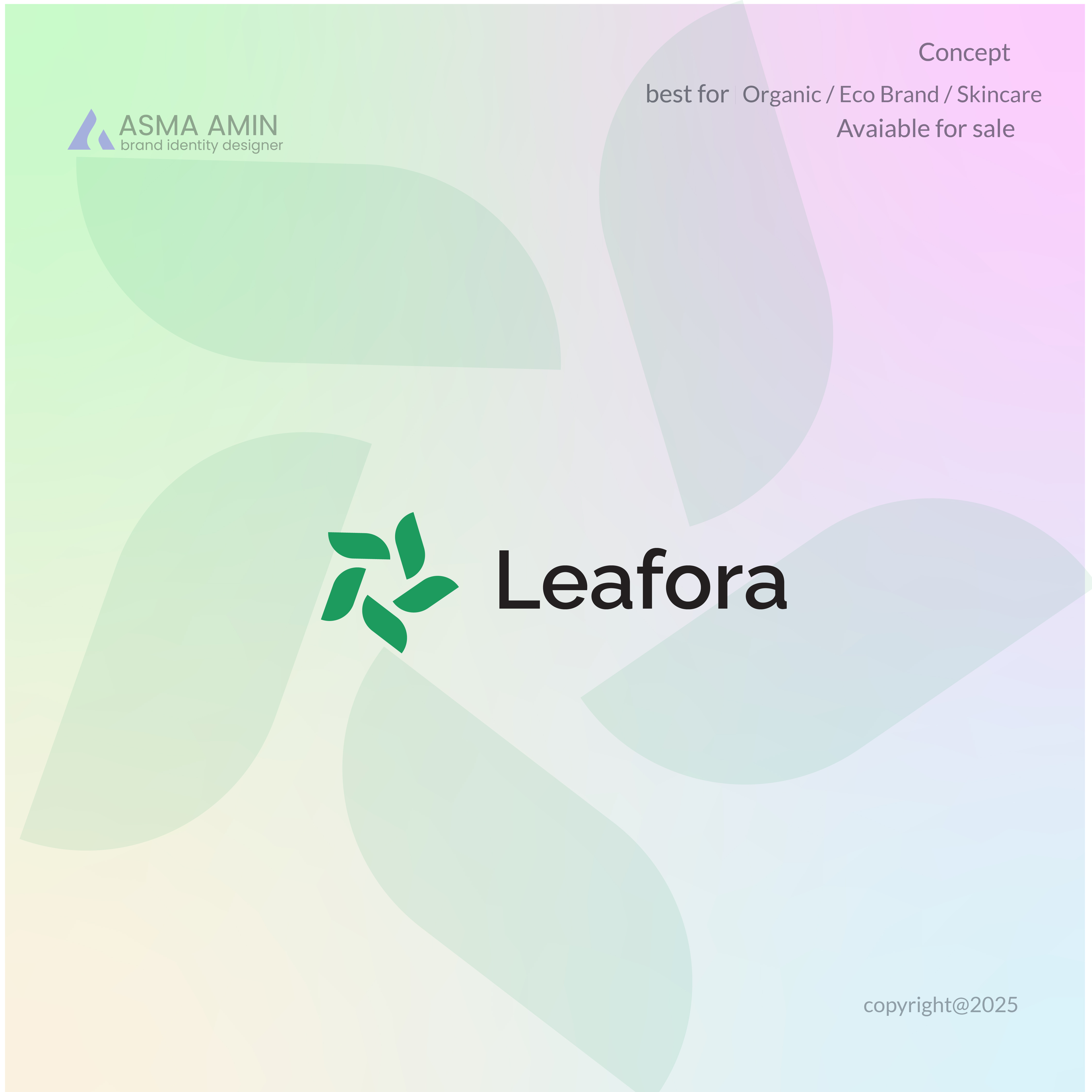 Leafora logo app brand logo branding design eco brand logo graphic design iconic logo design illustration logo logo leaf logo nature logobrand logoconcept logomark logoorganic logos logotype organic logo skincare logo