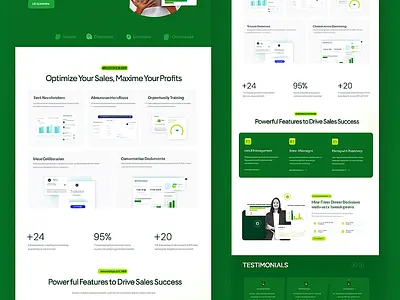 website, sales website userinterface