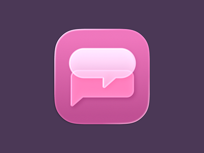 Chat - app icon app app icon bubble chat