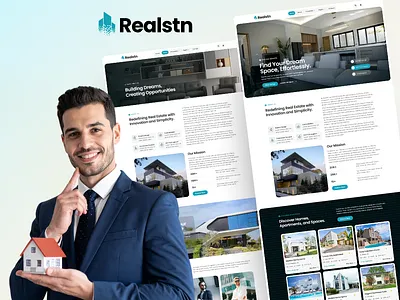 Realstn – Real Estate & Property Elementor Template Kit agency apartment architecture broker building construction design elementor house illustration interior landing page landingpage property realestate realestate agent realestate company ui webdesign wordpress
