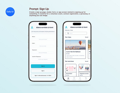 Daily UI 001 graphic design ui