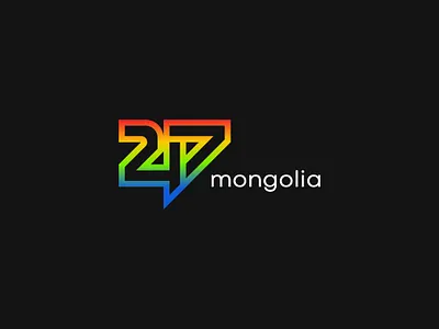 24/7 - Logo Design 24 logo 247 247 logo 2d branding design dribbble dribbble best shot graphic design illustration mongolia sane sane designer sport logo vector