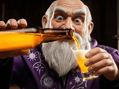 Magic Beer advertising beer creative drink joy magic magical motion graphics video wizard