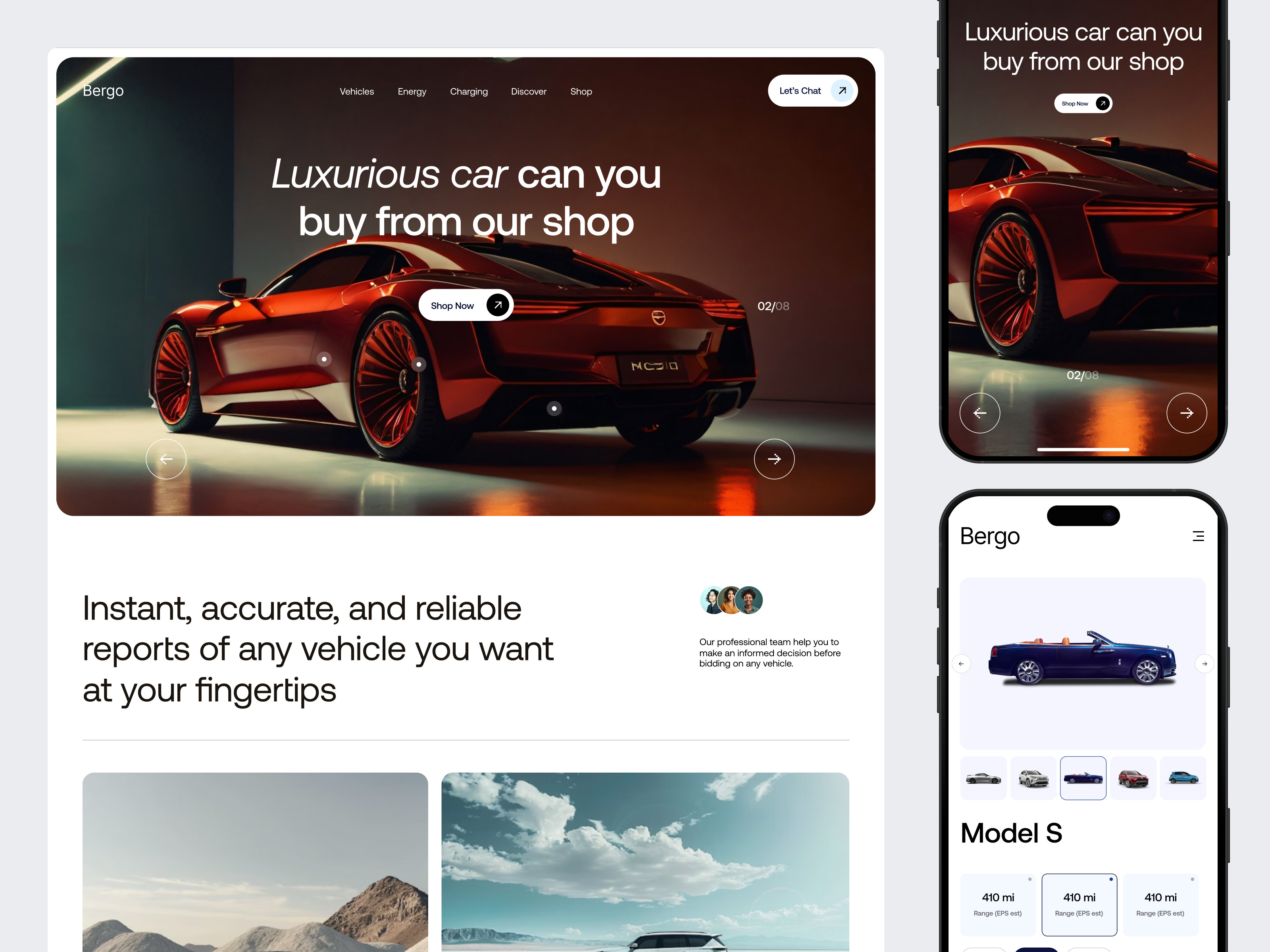 Example of Ecommerce Website Redesign