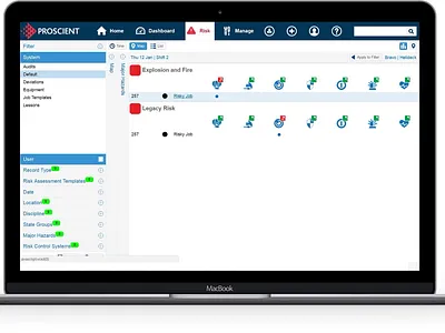 Proscient: A B2B SAAS Control-of-Work Enterprise Application axure sketch user experience ux design