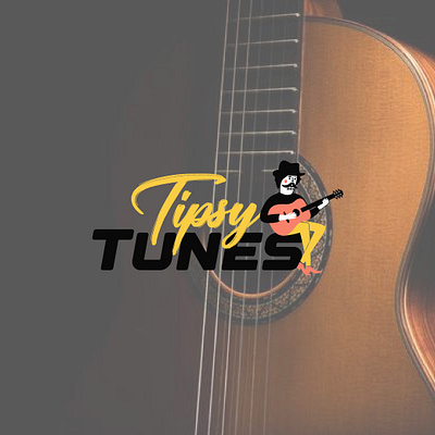 Tipsy Tunes branding graphic design logo