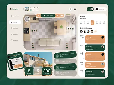 RealtyNow animation branding dashboard design illustration minimal modern ui webapp webdesign website