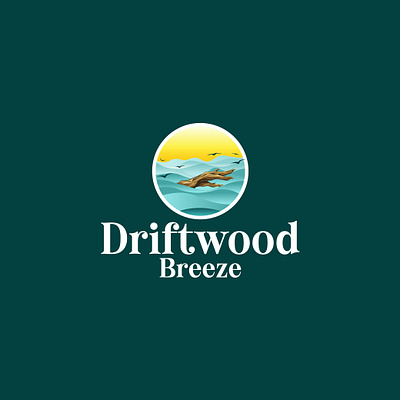 Driftwood Breeze branding design graphic design illustration logo logo design vector
