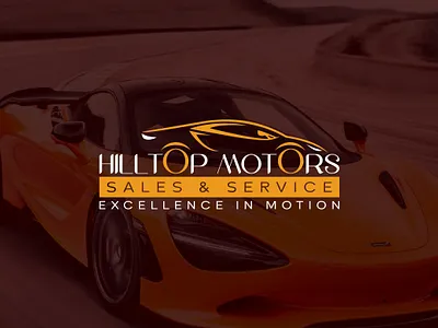 Hilltop Motors Sales & Services branding design graphic design illustration logo logo design vector