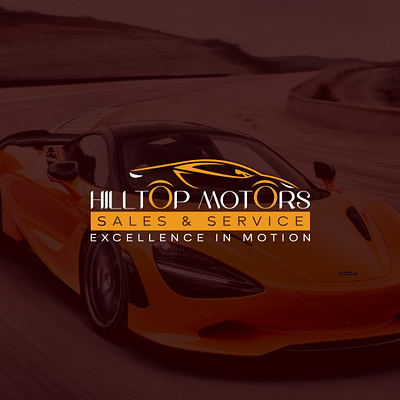 Hilltop Motors Sales & Services branding design graphic design illustration logo logo design vector