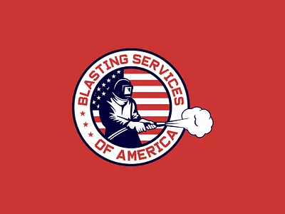 Blasting Services branding design graphic design illustration logo logo design vector