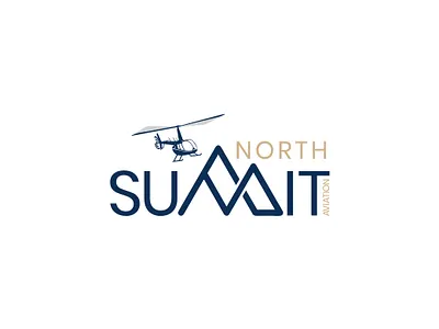 North Sumit Aviation branding design graphic design illustration logo logo design vector