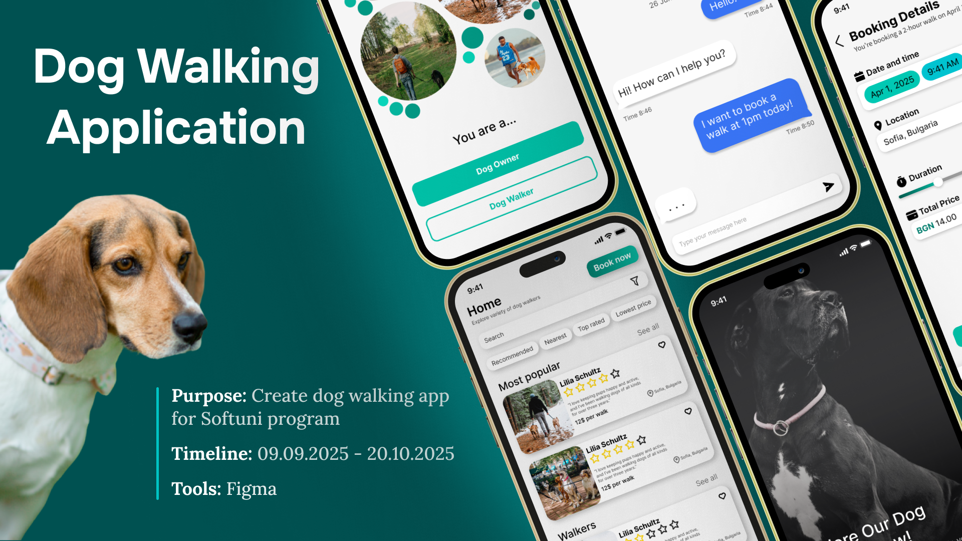 HappyPaws - Dog Walking Application