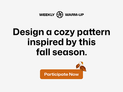 Design a Pattern Inspired by Fall Season 🍂 autumn autumn pattern community design dribbble dribbbleweeklywarmup fall fall pattern illustration pattern prompt weekly warm up