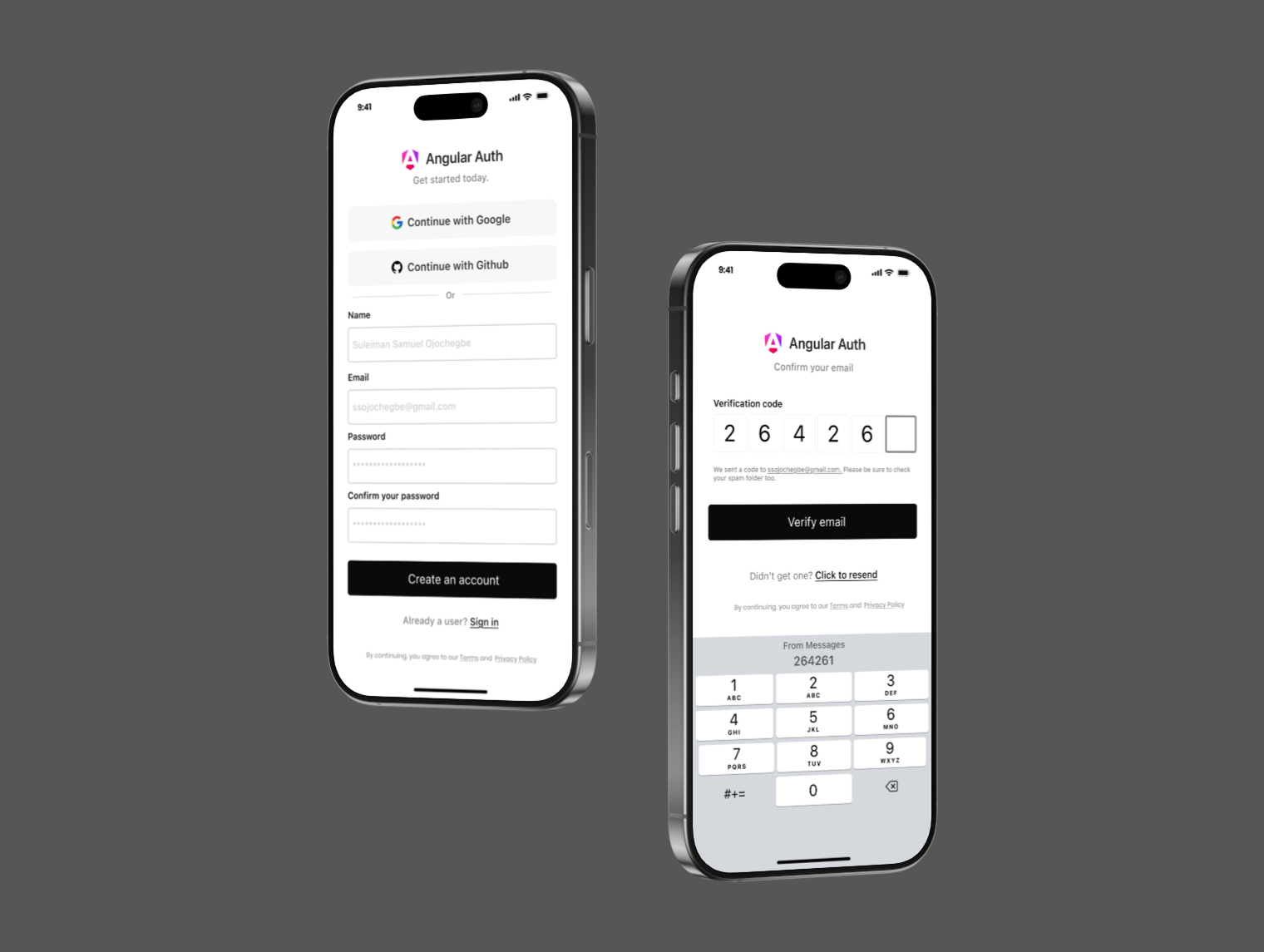 OTP Verification Screen app app design design designchallenge figma interface prototype replicate ui uiux ux