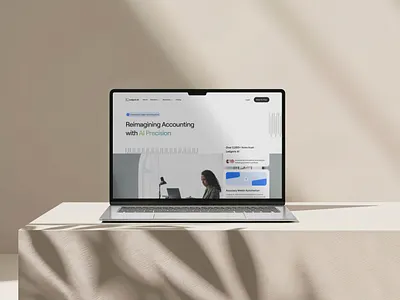 Ledgerly AI - Landing page accounting ai contra contra challenge figma firm landingpage web design webdesign