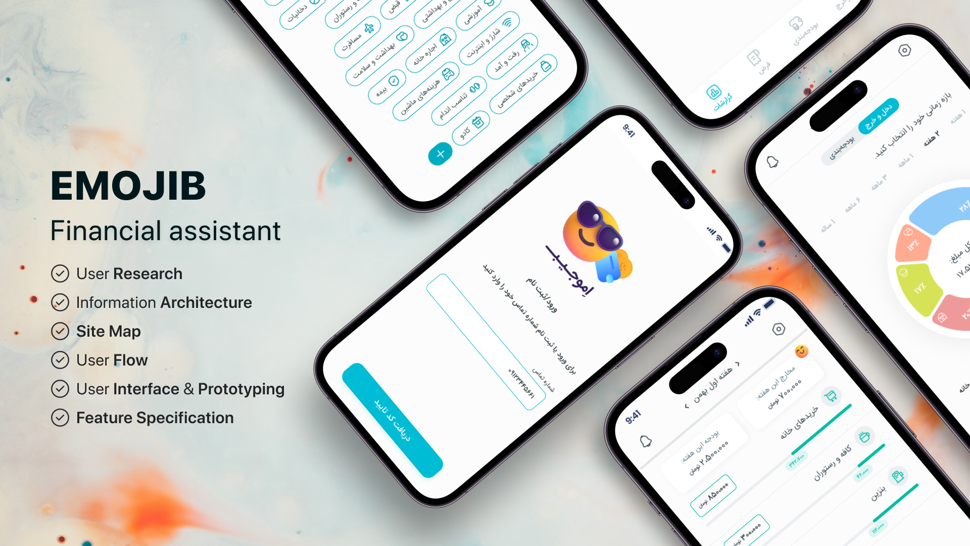 EMOJIB Case Study app design ui ux