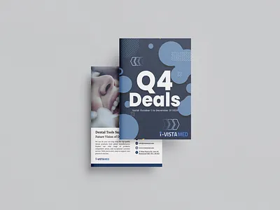 Quarterly Deals Brochures (Dental Industry) design graphic design