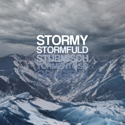 STORMY - Digital art art design digital digital art graphic design