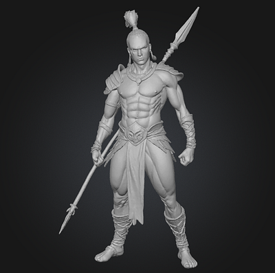 Zulu Warrior 3d animation design graphic design illustration motion graphics