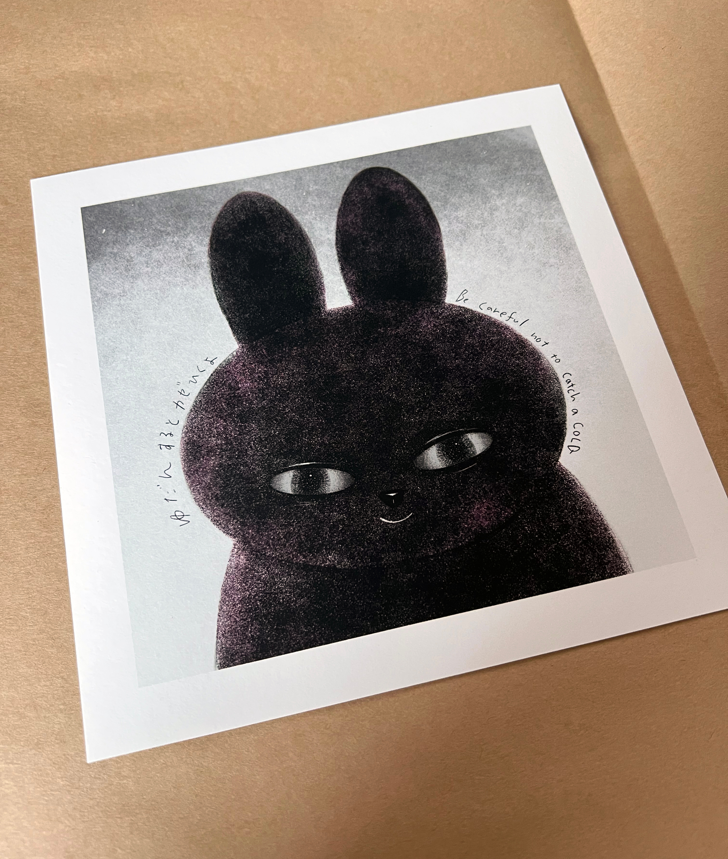 Rabbit cat design editorial illustration giclee giclée prints graphic design illustration print rabbit