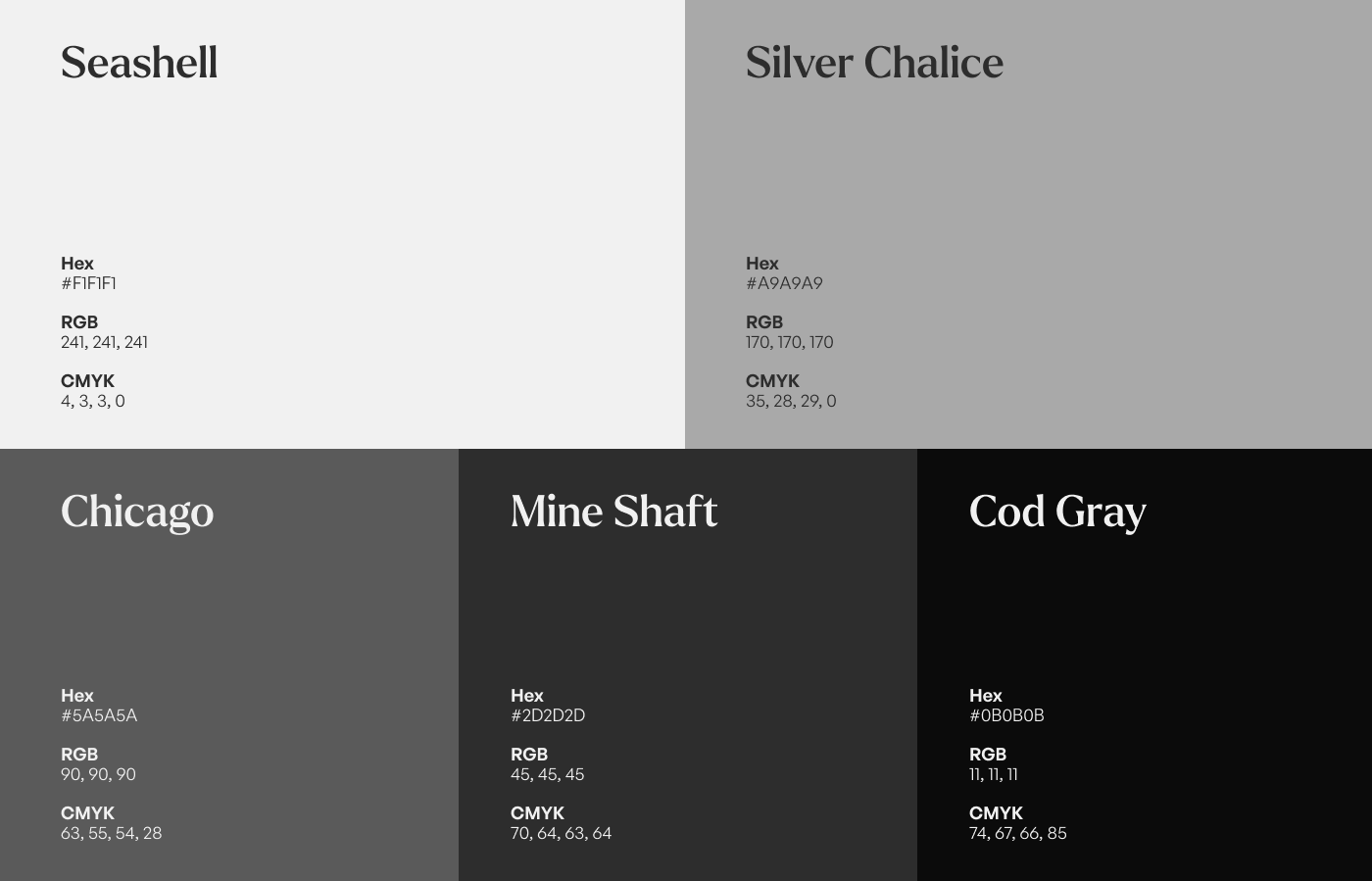 Lumina: Type and colour graphic design visual identity