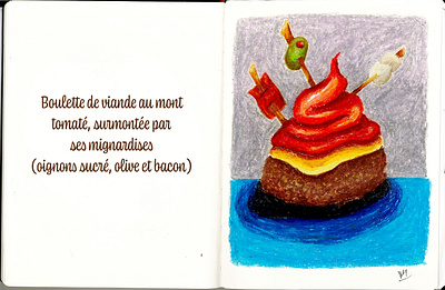 Sketching Time no 2 art cartoon comic drawing food illustration meat red sketchbook