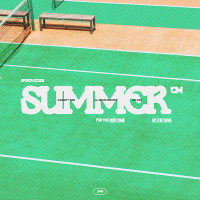 Summer Sports branding graphic design image creation